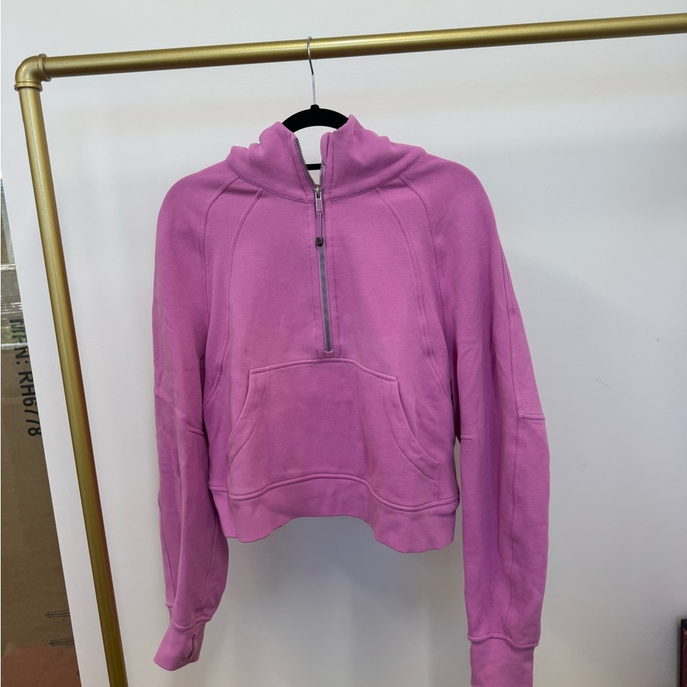 lululemon athletica Pink ScubaOversized Half-Zip Hoodie